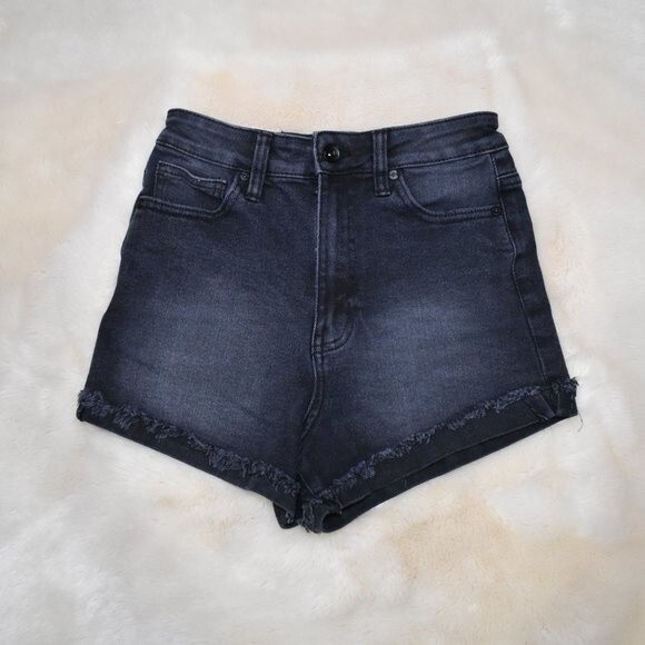 Kendell and Kyle High Rise High waist Black Shorts Size 3/26 - Picture 3 of 9